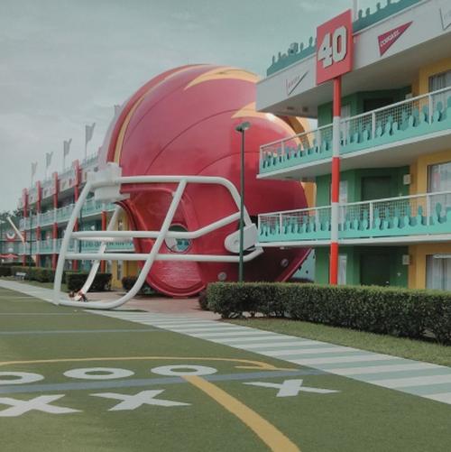 Fachada tem&aacute;tica Disney's All Star Sports